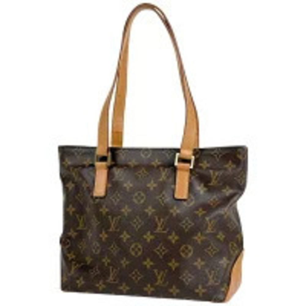 Louis Vuitton Cabas Piano Shoulder Bag Handbag Monogram Brown